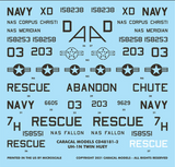 Caracal 1/48 decals CD48183 USAAF Mosquitos for Tamiya