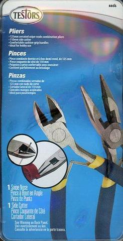 Testors Pliers 125mm & Cutter 110mm set #8806