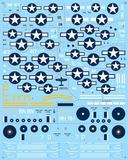Fundekals 1/72 Scale Decals for Corsair aircraft kits Pt 1 - FUN72004
