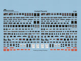 Airscale 1/24 Allied Cockpit Placards & Dataplates AS24PLA