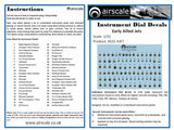 Airscale 1/32 Allied Jets Cockpit decals AS32AJET