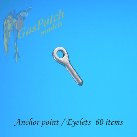GasPatch 1/32 metal Anchor Points - Eyelets - GP32016 - biplane accessories