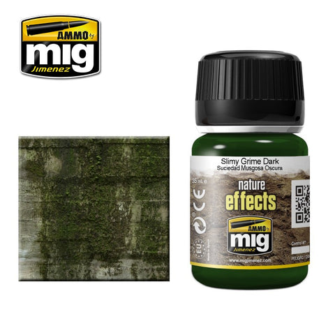 DARK SLIMY GRIME - AMIG-1410 Ammo by Mig Enamel type product for nature effects