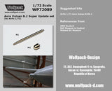 Wolfpack 1/72 scale Avro Vulcan Refueling Probe set for Airfix kit - WP72089