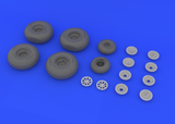 Eduard 1/48 Brassin B-29 wheels for Revell - 648132