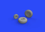 Eduard Brassin 1/72 scale resin wheels for the B-25 by Hasegawa 672206