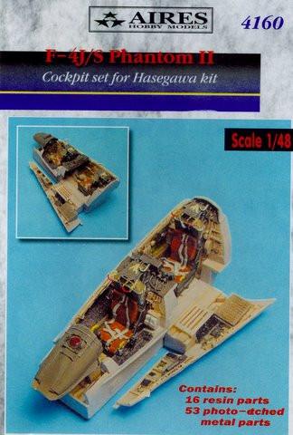 Aires 1/48 scale F-4J/S Phantom cockpit set for Hasegawa