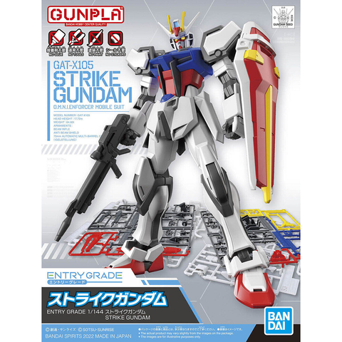 BANDAI 5063491 1/144 Scale GAT-X105 Strike Gundam O.M.N.I Enforcer Mobile Suit