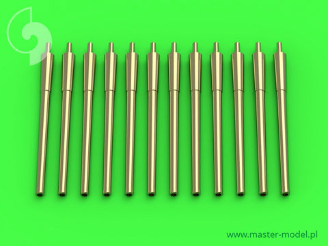 Master Model 1/700 USN Gun Barrels for Turrets w/Blastbags (12pcs) - SM700051