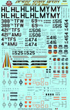 Bullseye Model Aviation 1/48 Decals Desert Storm Vipers F-16CG - 48004