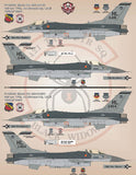 Bullseye Model Aviation 1/48 Decals Desert Storm Vipers F-16CG - 48004