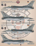 Bullseye Model Aviation 1/48 Decals Desert Storm Vipers F-16CG - 48004