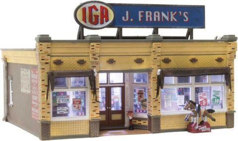 Woodland Scenics BR5050 HO Scale Built-&-Ready J. Frank's Grocery