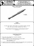 Master Model 1/350 Bofors 40 mm/56 (1.5in) barrels (20pcs) - SM350-014