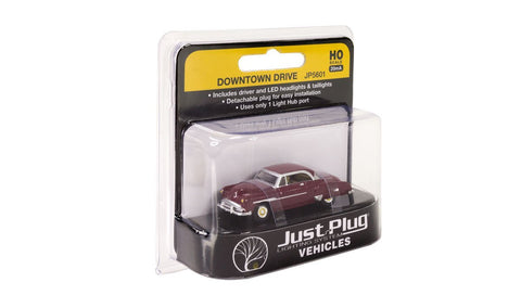 Woodland Scenics JP5601 HO Scale Just Plug Lighted Vehicle - Downtown Drive