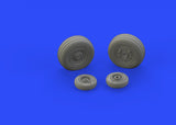 Eduard 1/48 Brassin F-4J Phantom II undercarriage wheels for Zoukei Mura 648313