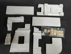 Custom Dioramics 1/35 Scale Berlin Street Corner - CD136 kit NOS Custom Dioramics 1/35 Scale Berlin Street Corner - CD136 kit NOS