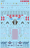 Caracal 1/144 decals for CD144007 - B-58 Hustler
