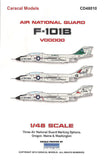 Caracal 1/48 decal for F-101B Voodoo Air Nat'l Guard Revell CD48010