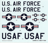 Caracal 1/48 decal for F-102A Delta Dagger Revell Monogram CD48013