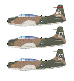 Caracal 1/48 decals for USAF/VNAF A-1E - CD48046