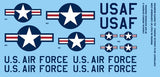 Caracal 1/48 scale decals CD48094 - USAF RF-84F Thunderflash for Tan model kit