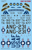 Caracal 1/48 Decal USAF T-6G Texan - CD48098