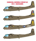 Caracal 1/48 decals CD48165 - OV-1 Mohawk for Roden