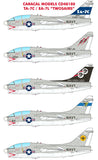 Caracal 1/48 decals CD48180 US Navy TA-7C / EA-7L Twosairs for Hobbyboss