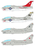 Caracal 1/48 decals CD48180 US Navy TA-7C / EA-7L Twosairs for Hobbyboss