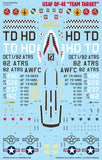 Caracal 1/48 scale decals CD48197 - QF-4E Team Target