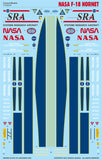 Caracal 1/48 decals for NASA F-18 Hornet - CD48229