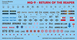 Caracal 1/72 decals for MQ-9 "Return of the Reaper" CD72034