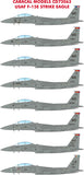 Caracal 1/72 decals CD72063 - F-15E Strike Eagle for Great Wall Hobby