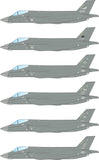Caracal 1/72 decals CD72107 - F-35A Joint Strike Fighter for Hasegawa