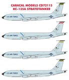 Caracal 1/72 Scale decal KC-135A Stratotanker for AMT/ERTL kits - CD72115