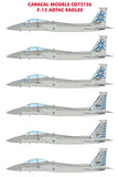 Caracal 1/72 decals CD72126 - 1/72 F-15 ADTAC Eagles