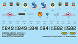 Caracal 1/72 decal CD72128 - USAF C-135 Recon Variants (pls see description)