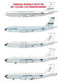 Caracal 1/72 decal CD72128 - USAF C-135 Recon Variants (pls see description)