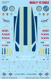 Caracal 1/72 decal CD72129 - NASA F-15 Eagle - Please read description