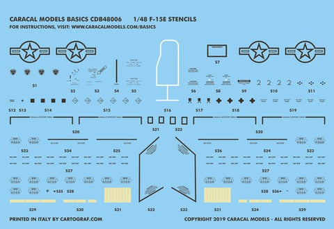 Caracal 1/48 decal CD48190 - F-15E Gunfighters Abroad markings for GWH or Revell kits Caracal 1/48 decal CD48190 - F-15E Gunfighters Abroad markings for GWH or Revell kits