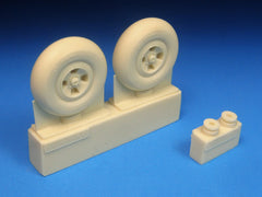Barracuda Cast 1/32 BR32335 resin Spitfire Four Slot Mainwheels for Revell TMY Barracuda Cast 1/32 BR32335 resin Spitfire Four Slot Mainwheels for Revell TMY