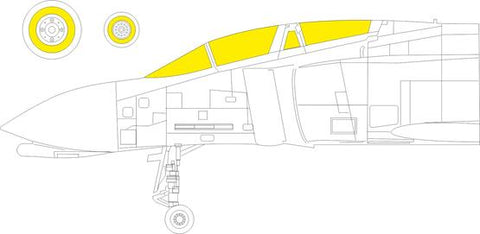 Eduard 1/72 Scale paint masks for the F-4J by Fine Molds - CX615