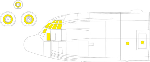 Eduard 1/72 Scale paint masks for the C-130J-30 by Zvezda - CX617