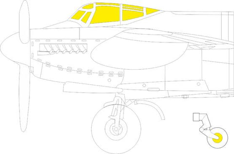 Eduard 1/72 scale paint masks for Mosquito B Mk. XVI for Airfix - CX618
