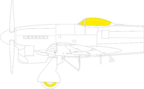 Eduard 1/72 scale paint masks for Tempest Mk. V by Airfix - CX627