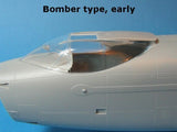 Hypersonic Models 1/48 Resin A-3 Skywarrior Bomber Canopy (Early) for Trumpeter - HMR48020-1