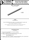 Master Model 1/350 USN 5in/38 (12.7 cm) Mark 12 barrels (20pcs) - SM350-017