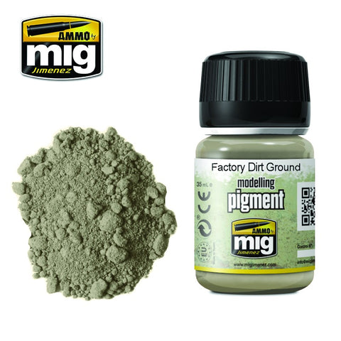 Ammo Mig Jimenez FACTORY DIRT GROUND pigment (powder) - AMIG3030 35mL