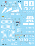 Fundekals 1/48 decals for F4U & FG Corsairs Whistling Death kits pt 2 - FUN48016